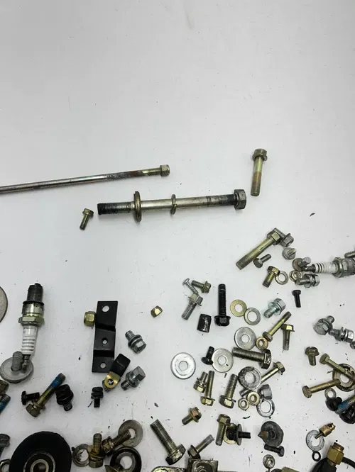 85 1985 Yamaha Enticer 340 T NICE! OEM LOT Bolt Hardware Mount Nut Hood Straps