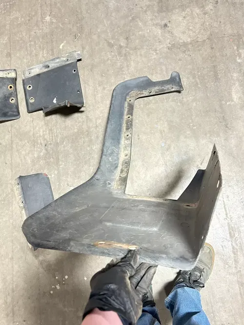 1999 99 Arctic Cat 300 4x4 OEM Mud Flap Guards Fender Flares Kick Plate