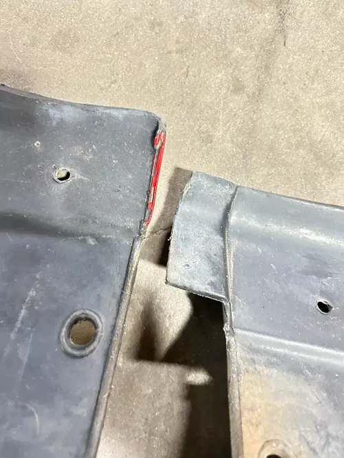1999 99 Arctic Cat 300 4x4 OEM Mud Flap Guards Fender Flares Kick Plate