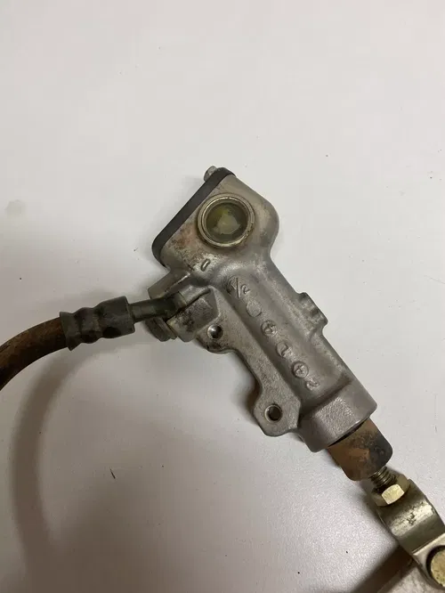 2005 05 Kawasaki KX250F WORKING COMPLETE BACK BRAKE CALIPER MASTER LINE LEVER