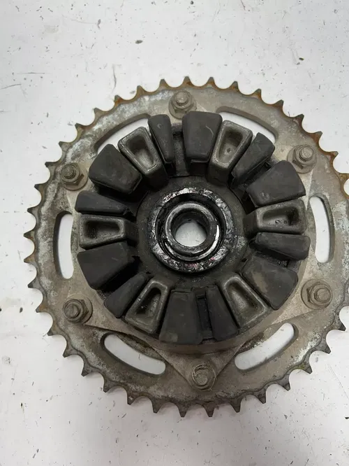 1994 94 Suzuki DR350SE Dr 350 se OEM LOT Rear Sprocket Hub Crush Rubber Mount