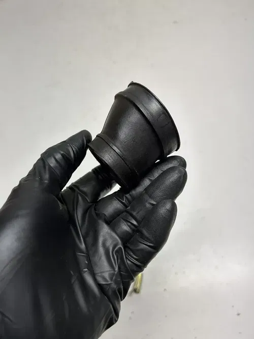 1990 90 Yamaha RT180 RT 180 rt OEM GOOD RUBBER! Air Box Intake Boot Clamps NICE!