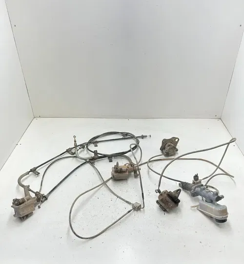 02 2002 Polaris Ranger 500 4x4 OEM GOOD LR Front Rear Brake Brakes Caliper Lines