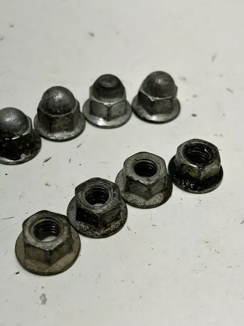 1999 99 Kawasaki KX125 Kx 125 OEM LOT Cylinder Head Nut Cap Bolt Hardware