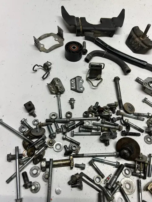 2002 02 Honda CRF450R Crf 450 r OEM LOT Bolt Hardware Mount Support Nut Rubber