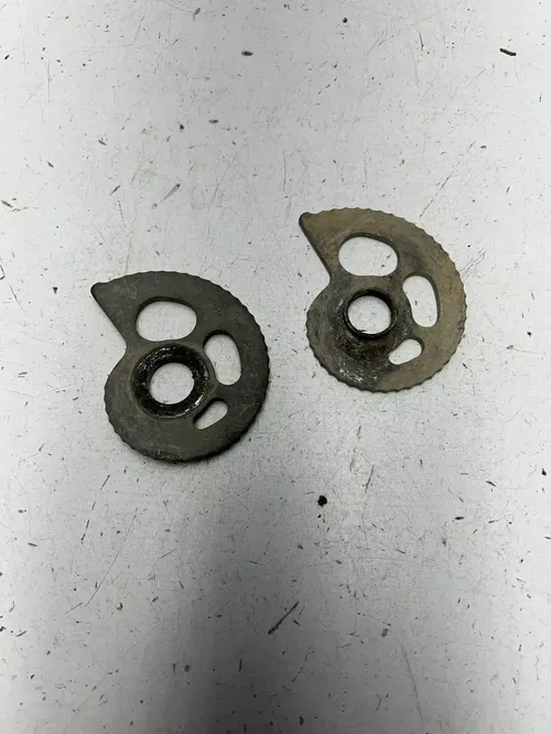 85 1985 Honda XR350R xr 350 r OEM LOT Rear Back Chain Adjuster Block Tensioner
