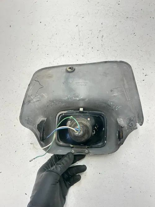 82 1982 Honda XR500R Xr 500 r OEM Front Head Light Headlight Number Plate READ