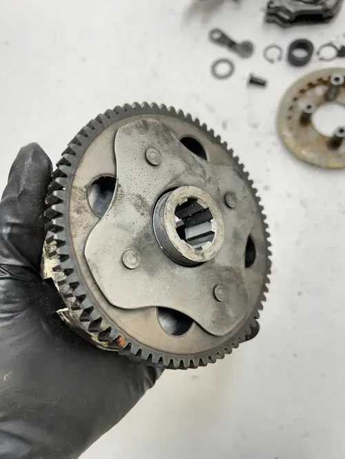 84 1984 Honda XR80 Xr 80 OEM Trans Transmission Gear Shaft Fork Shaft Pump