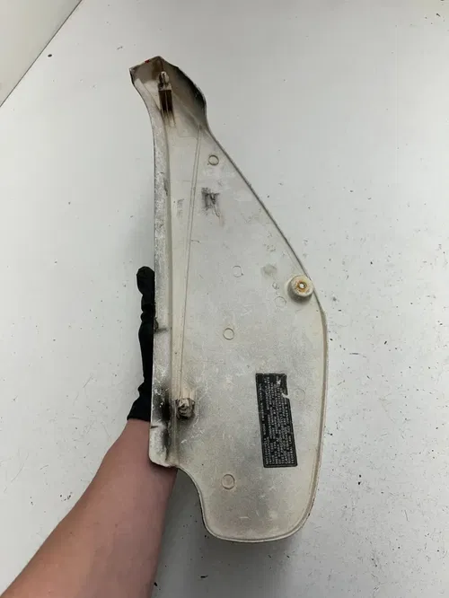 93 1993 Honda XR80R Xr 80 r OEM Left Side Cover Plate READ DESC