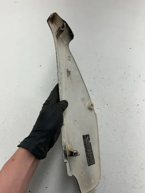 93 1993 Honda XR80R Xr 80 r OEM Left Side Cover Plate READ DESC