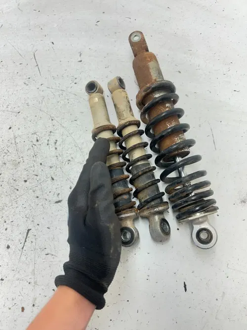 84 1984 Honda Fourtrax Trx200 TRX 200 OEM GOOD Suspension Shocks Spring R F