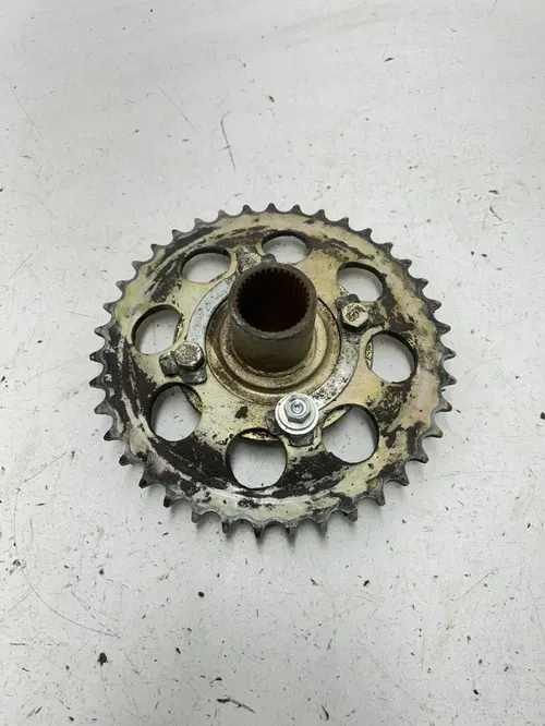 83 1983 Yamaha Tri Moto 175 YT175K OEM Rear Back Wheel Drive Sprocket Hub