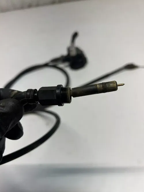 2002 02 Honda TRX500 FA2 4x4 Foreman Rubicon Thumb Throttle Choke Cable SIEZED