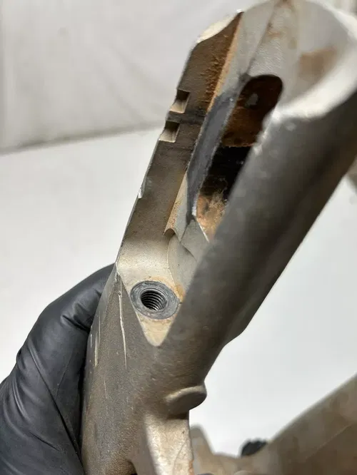 2008 08 KTM 250 XC-FW xcfw OEM GOOD! Swingarm Swing Arm Chain Guide Pivot