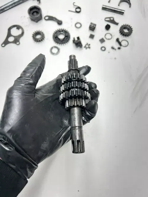 1994 94 Honda CR80R Cr 80 r OEM LOT Trans Transmission Gear Fork Shaft Drum Shif