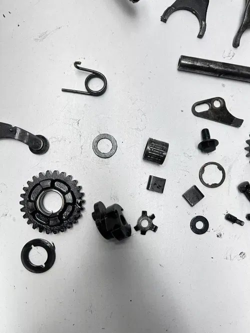 1994 94 Honda CR80R Cr 80 r OEM LOT Trans Transmission Gear Fork Shaft Drum Shif