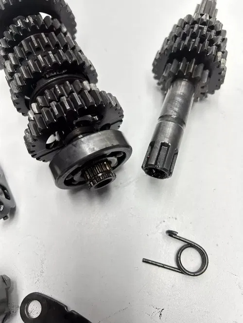 1994 94 Honda CR80R Cr 80 r OEM LOT Trans Transmission Gear Fork Shaft Drum Shif