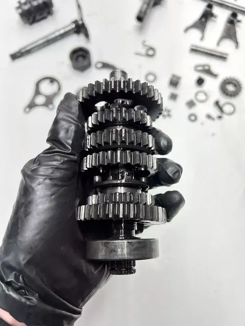 1994 94 Honda CR80R Cr 80 r OEM LOT Trans Transmission Gear Fork Shaft Drum Shif