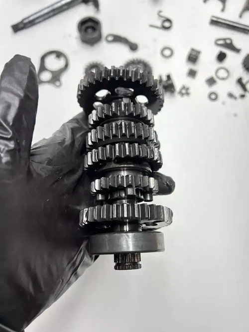 1994 94 Honda CR80R Cr 80 r OEM LOT Trans Transmission Gear Fork Shaft Drum Shif