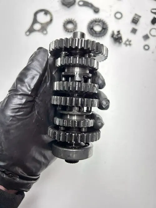 1994 94 Honda CR80R Cr 80 r OEM LOT Trans Transmission Gear Fork Shaft Drum Shif