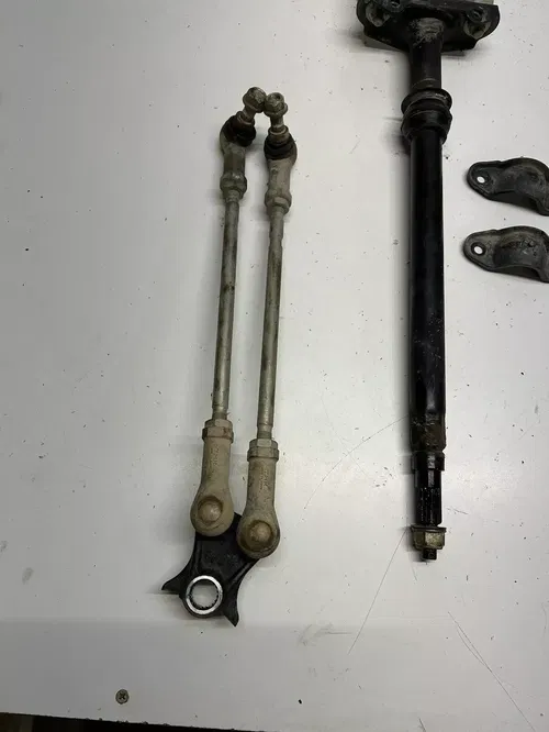 1998 98 Honda Foreman 400 4x4 Trx400fw LOT Steering Shaft Post Line Tie Rods