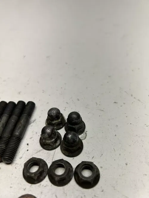 03 2003 Suzuki rm85 RM 85 LOT Cylinder Head Studs Nut Bolt Hardware Free Ship