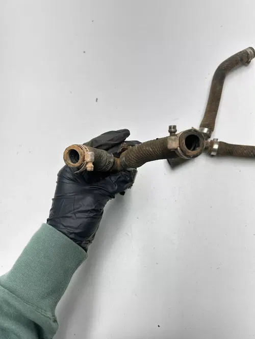 1989 89 Yamaha YZ125 Yz 125 OEM Radiator Hoses Line Tube Clamp Y