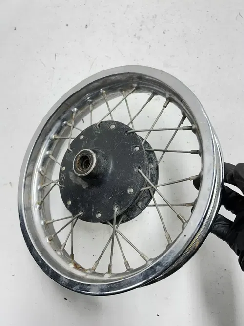 80 1980 Suzuki JR50 Jr 50 2 Stroke OEM Front Wheel Rim Hub Drum READ DESCRIPTION