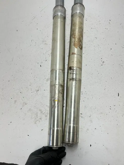 96 1996 Honda CR125R Cr 125 r OEM Front Fork Forks Suspension Shock Tube Tubes