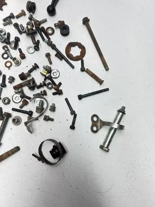 1977 77 Yamaha IT250 it 250 D OEM LOT Bolt Reed Cage Gear Mount Lever Peg