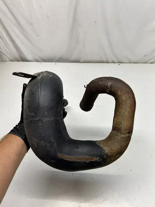 1985 85 Suzuki Quadracer 250 LT250r Lt 250 R OEM Exhaust Pipe Header Chamber