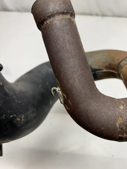 1985 85 Suzuki Quadracer 250 LT250r Lt 250 R OEM Exhaust Pipe Header Chamber