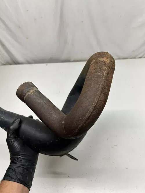 1985 85 Suzuki Quadracer 250 LT250r Lt 250 R OEM Exhaust Pipe Header Chamber