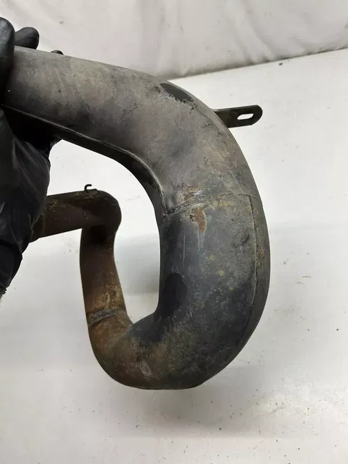 1985 85 Suzuki Quadracer 250 LT250r Lt 250 R OEM Exhaust Pipe Header Chamber