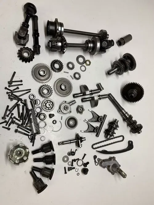 05 Suzuki King Quad LT 700 Trans Transmission Output Drive Shaft Line Bevel LOT!