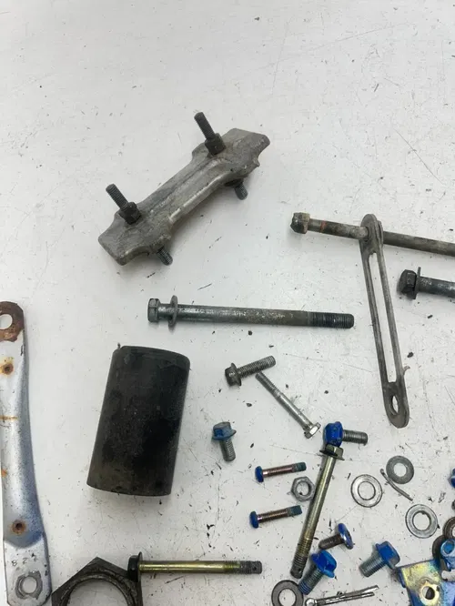 87 1987 Suzuki Quadzilla LT500r Lt 500 r OEM BOLT LOT Chain Adjuster Swing Arm