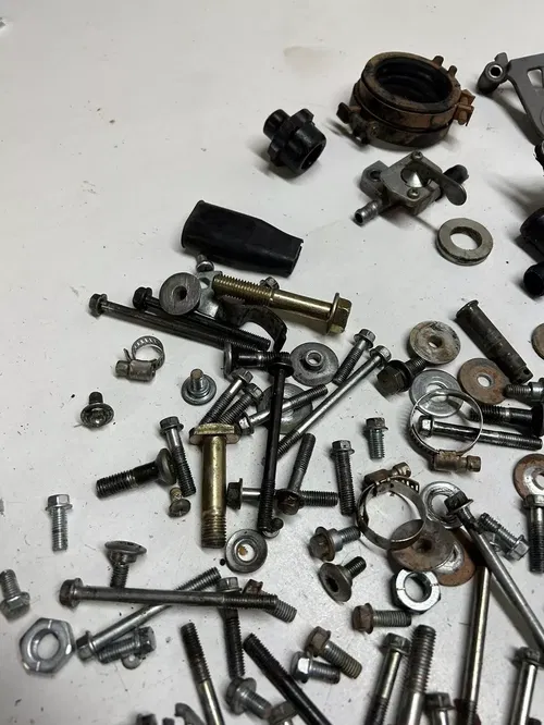 2004 04 HONDA CRF450R crf 450 r LOT Bolts Hardware Mount Peg Filter Cage Axle