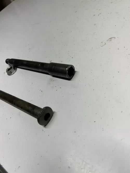 2007 07 Honda CRF450R crf 450 r OEM LOT Front Rear Back Axle Shaft Bolt Nut Bloc