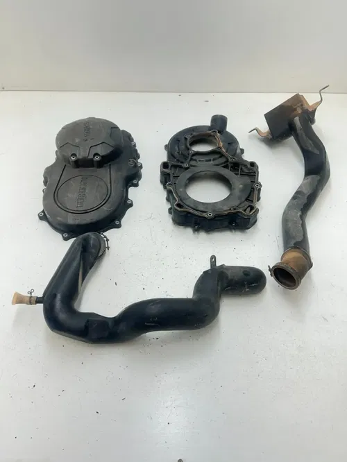 2006 06 Yamaha Bruin 350 YFM350 2x4 OEM Clutch Cover Guard Inner Outer Snorkel