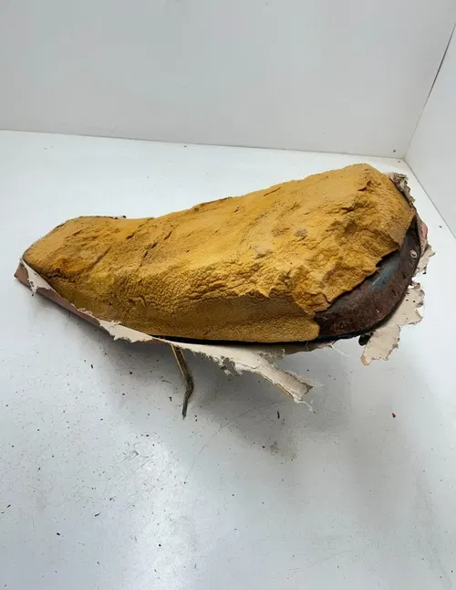83 1983 Yamaha Tri Moto 175 YT175K OEM Seat Foam Cover Saddle Pan Mount