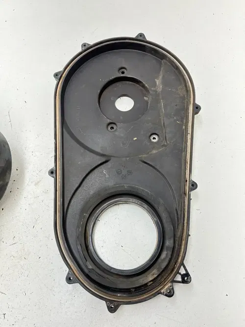 03 2003 Polaris Trailblazer 250 2x4 OEM Clutch Cover Guard Shield Housing Backin