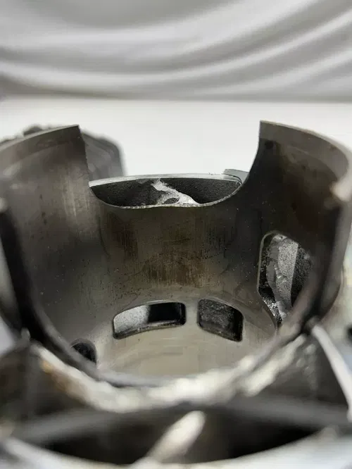 1985 85 YAMAHA PHAZER 480 PZ480 EJ OEM GOOD! Right Cylinder Head Jug Sleeve 71.7