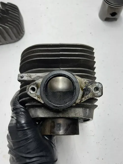 1985 85 YAMAHA PHAZER 480 PZ480 EJ OEM GOOD! Right Cylinder Head Jug Sleeve 71.7