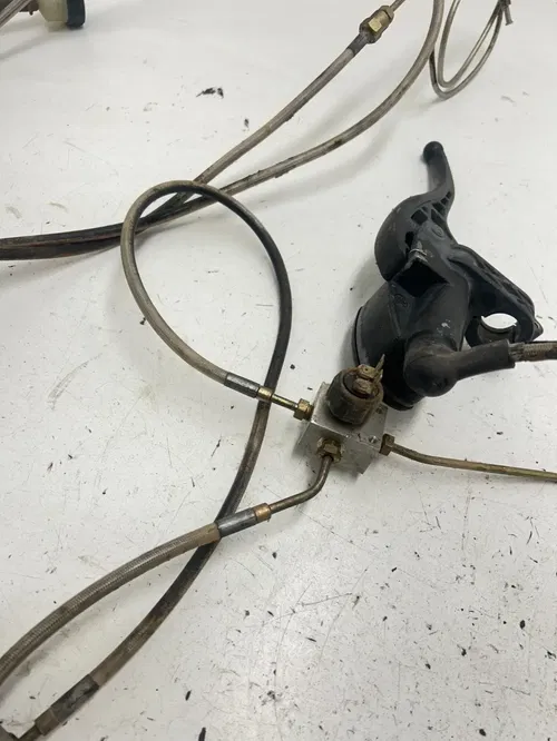 03 2003 Polaris Trailblazer 250 2x4 OEM Front Rear Brakes Caliper Line Master Cy