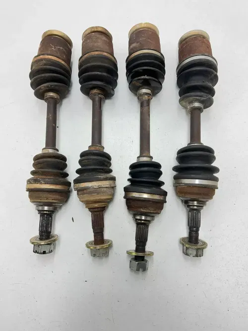 1999 99 Arctic Cat 300 4x4 OEM GOOD! Front Rear Axle Shaft L R CV Drive Nut