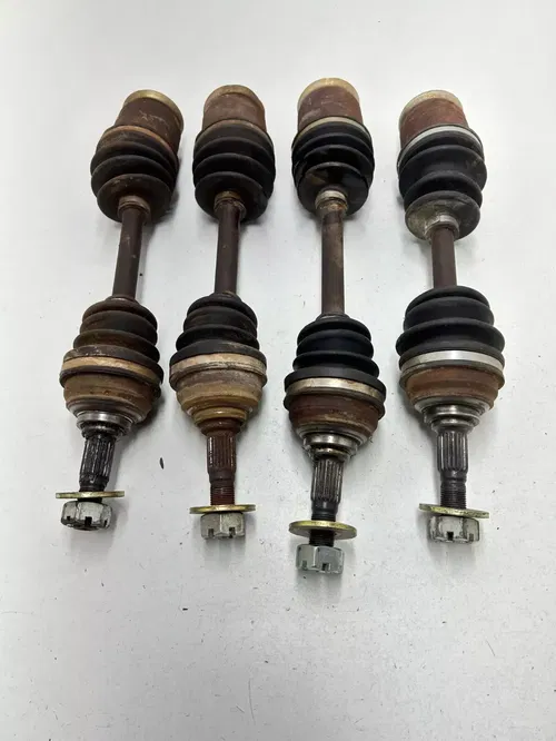 1999 99 Arctic Cat 300 4x4 OEM GOOD! Front Rear Axle Shaft L R CV Drive Nut