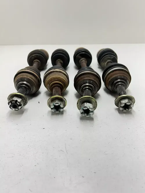 1999 99 Arctic Cat 300 4x4 OEM GOOD! Front Rear Axle Shaft L R CV Drive Nut