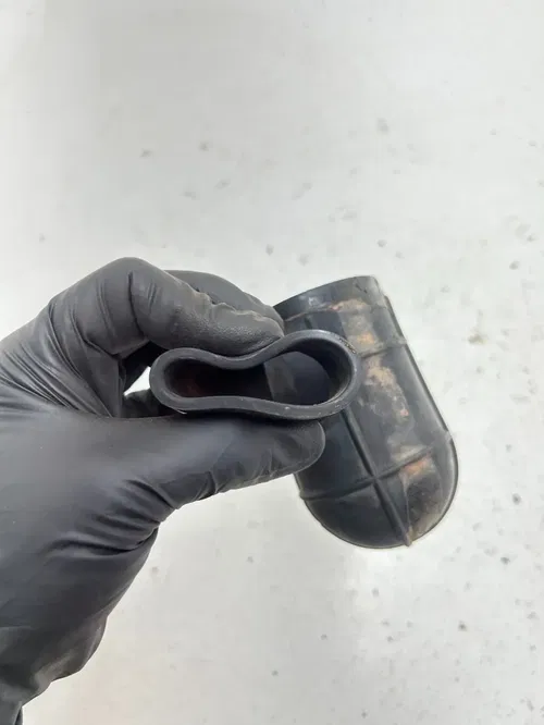 78 1978 Yamaha YZ80E Yz 80 E OEM LOT GOOD! Air Box Airbox Intake Boot Clamp