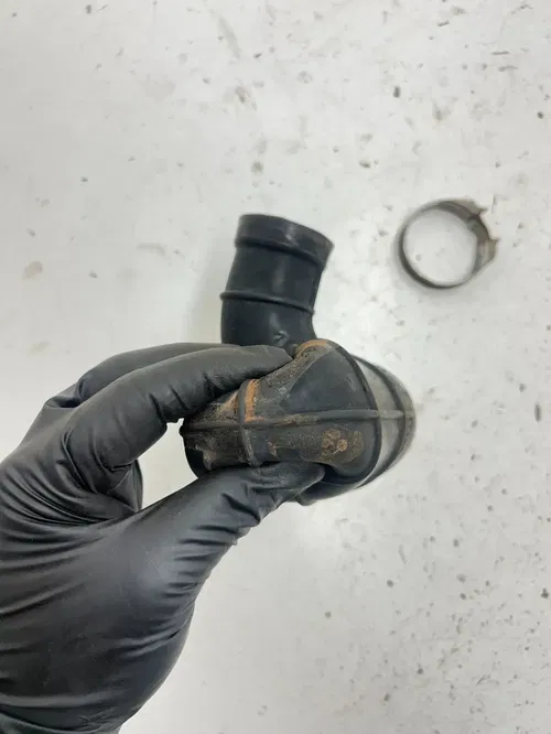 78 1978 Yamaha YZ80E Yz 80 E OEM LOT GOOD! Air Box Airbox Intake Boot Clamp