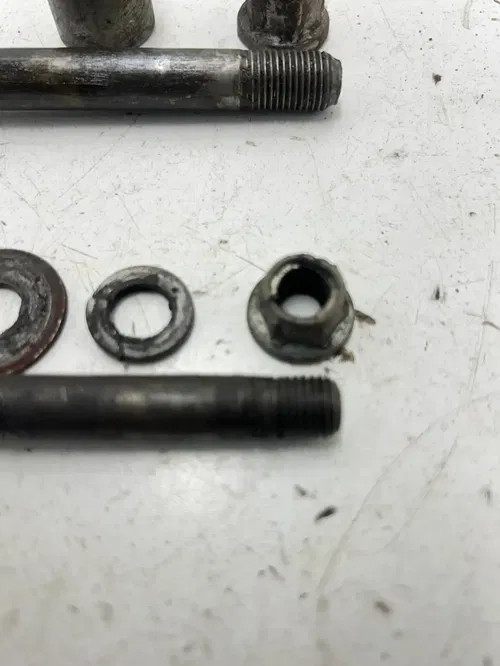 84 1984 Honda XR80 Xr 80 OEM LOT Front Rear Back Axle Shaft Swingarm Bolt Nut